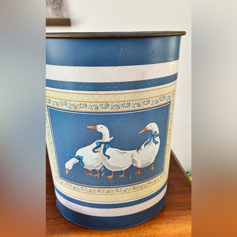 Vintage Blue Goose Canister